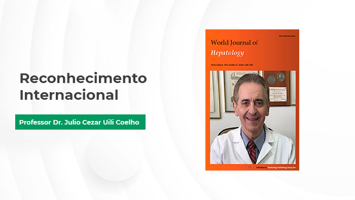 A imagem mostra uma foto do Professor Dr. Julio Cezar Uili Coelho.